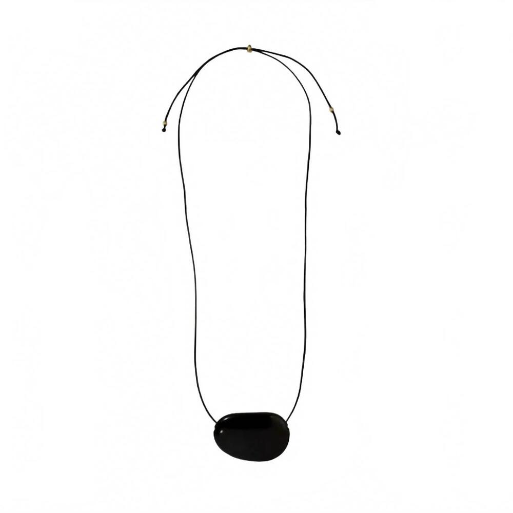 NEW HEAVEN MAYHEM julia long necklace in black